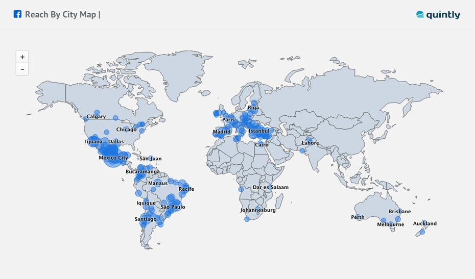 fb reach by city 